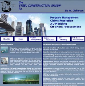Steel Construction Group LLC. screenshot