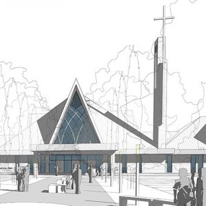 St. Catherine Church - ATA Architect rendering