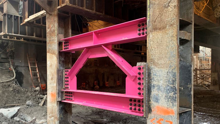Crosslinx pink steel