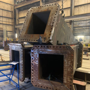 Base node on our shop floor – this masterpiece weighs almost 30 Tons!